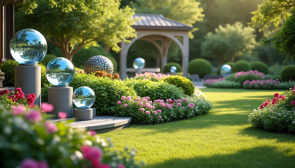 découvrez comment sublimer votre jardin avec des boules décoratives élégantes et originales. astuces et idées pour un espace extérieur charmant et personnalisé.