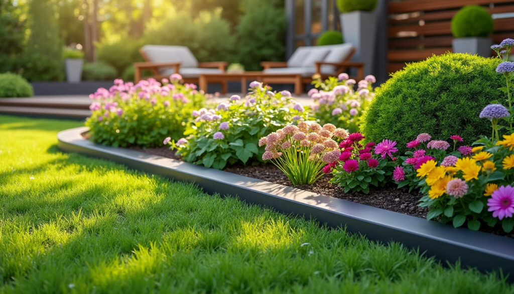 découvrez comment aménager votre jardin avec une bordure en acier grâce à nos conseils et astuces pratiques pour un espace extérieur élégant et durable.