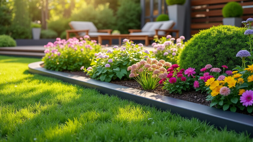 découvrez comment aménager votre jardin avec une bordure en acier grâce à nos conseils et astuces pratiques pour un espace extérieur élégant et durable.