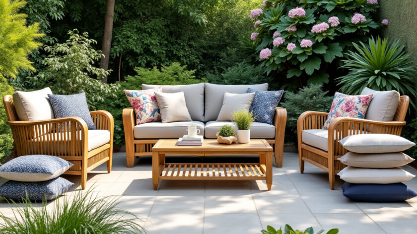 découvrez nos conseils pour choisir la housse de coussin idéale qui protégera et sublimera votre salon de jardin tout en apportant confort et style.