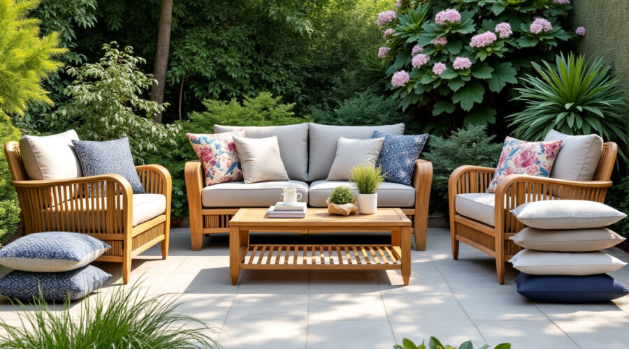 découvrez nos conseils pour choisir la housse de coussin idéale qui protégera et sublimera votre salon de jardin tout en apportant confort et style.