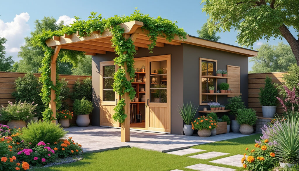 découvrez nos astuces et conseils pratiques pour aménager un abri de jardin avec pergola, alliant fonctionnalité et esthétique pour un espace extérieur convivial et bien organisé.