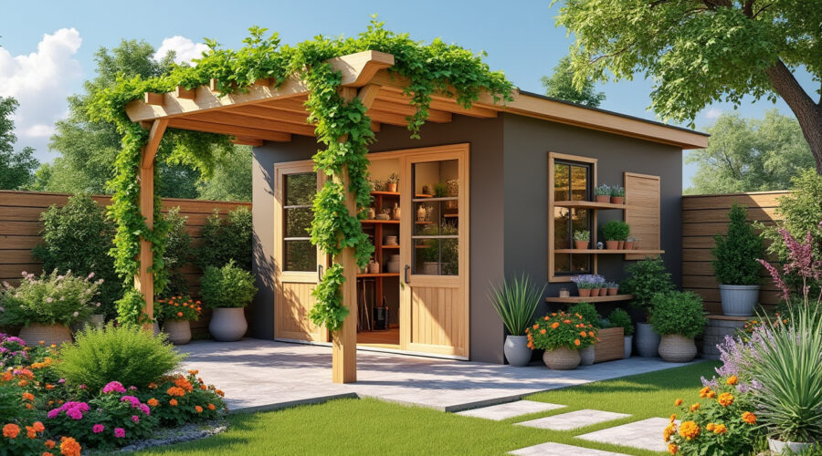 découvrez nos astuces et conseils pratiques pour aménager un abri de jardin avec pergola, alliant fonctionnalité et esthétique pour un espace extérieur convivial et bien organisé.