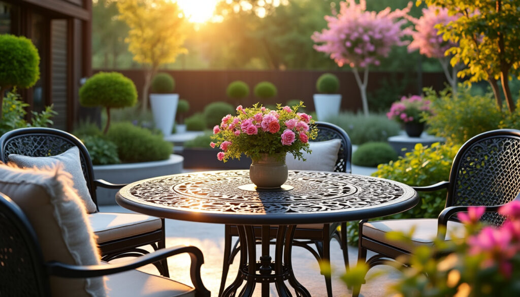 découvrez pourquoi une table en fer forgé est le choix idéal pour sublimer votre jardin en 2025, alliant élégance, durabilité et charme intemporel.