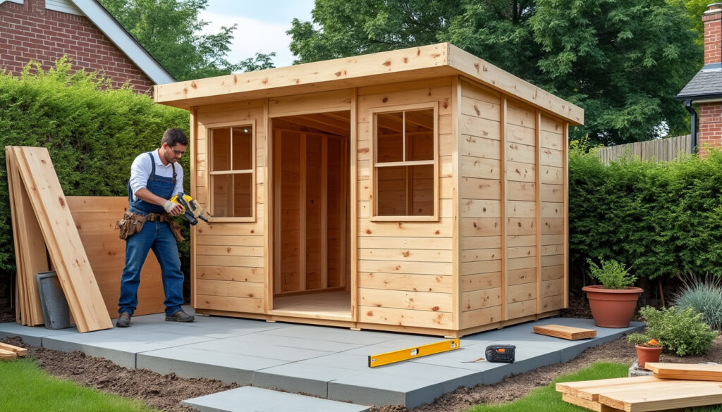 découvrez les étapes pour construire un abri de jardin sur dalle en 2025 : préparation du sol, choix des matériaux, montage et conseils pratiques.