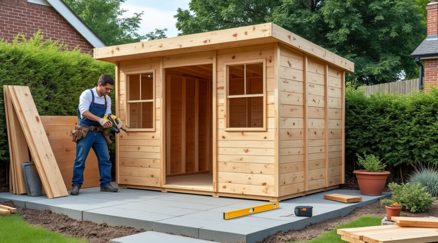 découvrez les étapes pour construire un abri de jardin sur dalle en 2025 : préparation du sol, choix des matériaux, montage et conseils pratiques.